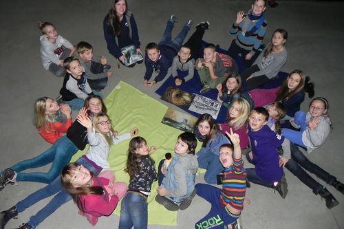 Geschichten über Wale habe ich auch erzählt. (Foto: Nadine Pankow / Deutsches Meeresmuseum)